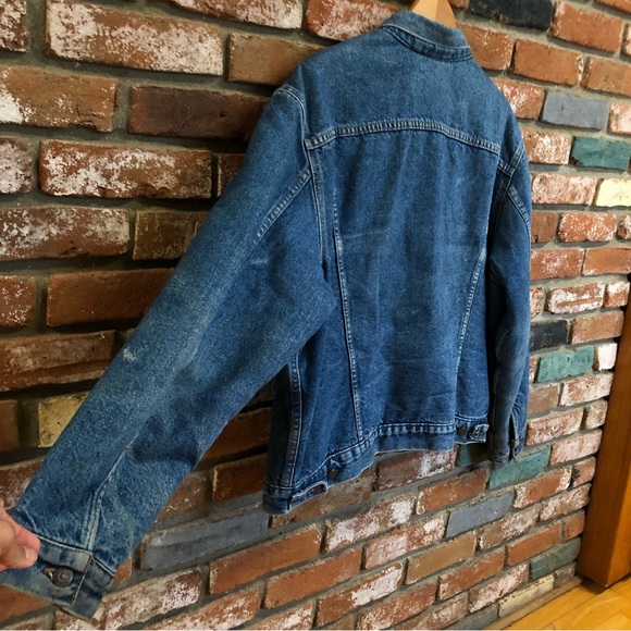 SOLD 1990s Levi's Blanket Lined Red Tag Made in USA Denim Jacket 70506-0316 - Picture 4 of 16